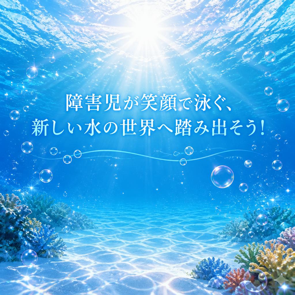 障害児が笑顔で泳ぐ、新しい水の世界へ踏み出そう！